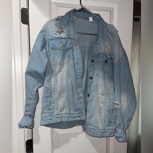 Distressed Denim Jacket